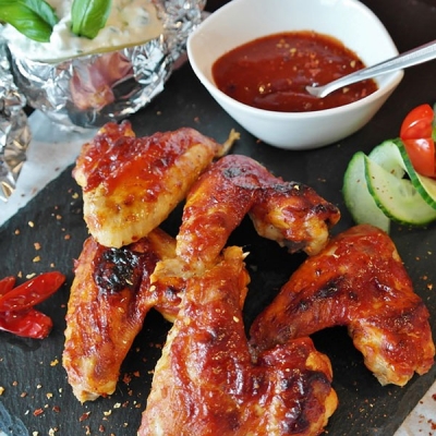  Hot Wings Menü